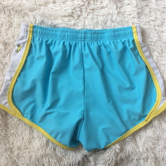 Krass & Co.: Blue Seahorse Workout Shorts - Picture 3 of 8